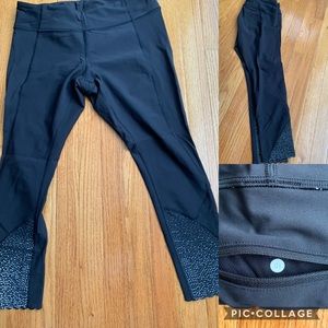 Lululemon reflective leggings 7/8